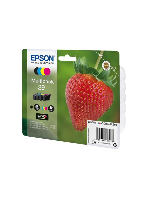 Epson 29 Multipack (Black Yellow Cyan Magenta) Ink