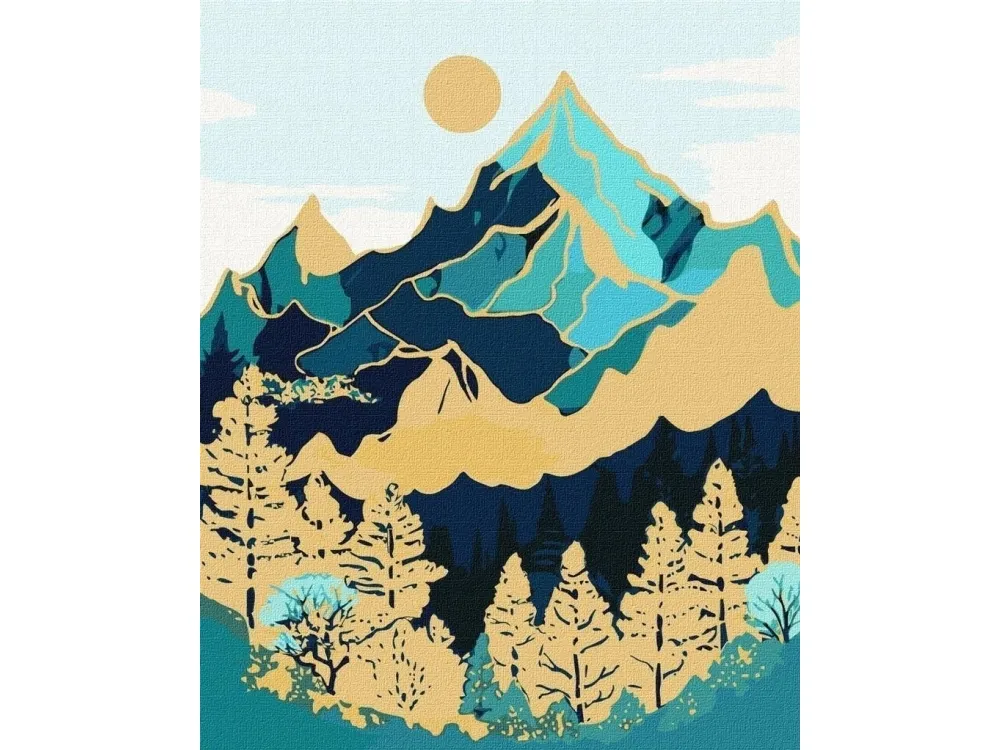Mal etter tall – fjellandskap 40x50 cm