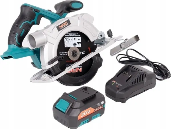 NAC sirkelsag CS-165-LI-ST2-20V NAC sirkelsag Trådløs + 4,0 Ah batteri + Lader