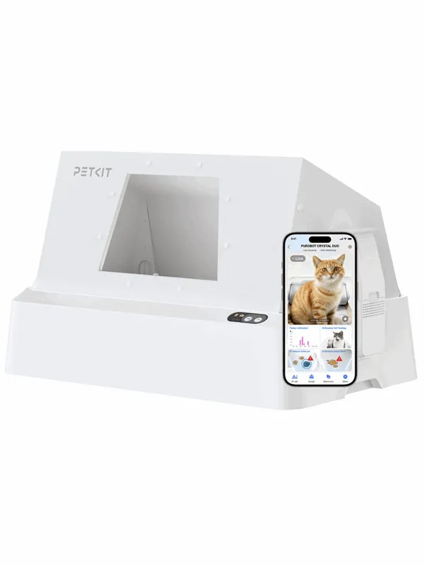 Petkit PUROBOT CRYSTAL DUO With Front Entry Hood-E