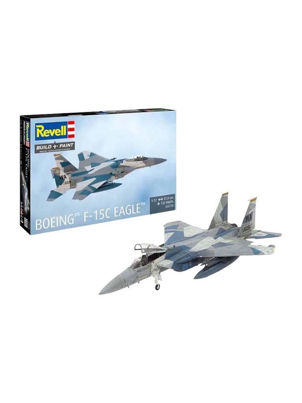 Revell Model Building Kit - Boeing F-15C Eagle 1:72 - 200dlg.