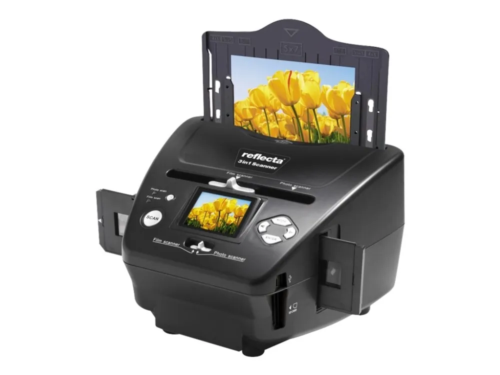 Reflecta 3in1 Scanner - Filmskanner - CMOS - 180 x 130 mm - 2300 dpi - USB 2.0