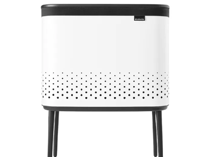 Brabantia 200502, 60 l, Rektangulær, MDF, Hvit, Sort