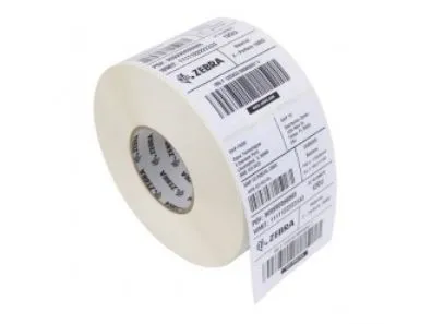 Zebra 8000T Void Matte - Polyester - matt - adhesiv - sølv - 25 x 51 mm 5000 etikett(er) (2 rull(er) x 2500) merkelapper - for Zebra 110, 140, 220, Z4Mplus, Z6MPlus, ZM400, ZM600  Xi Series 140, 170  Z Series ZM600