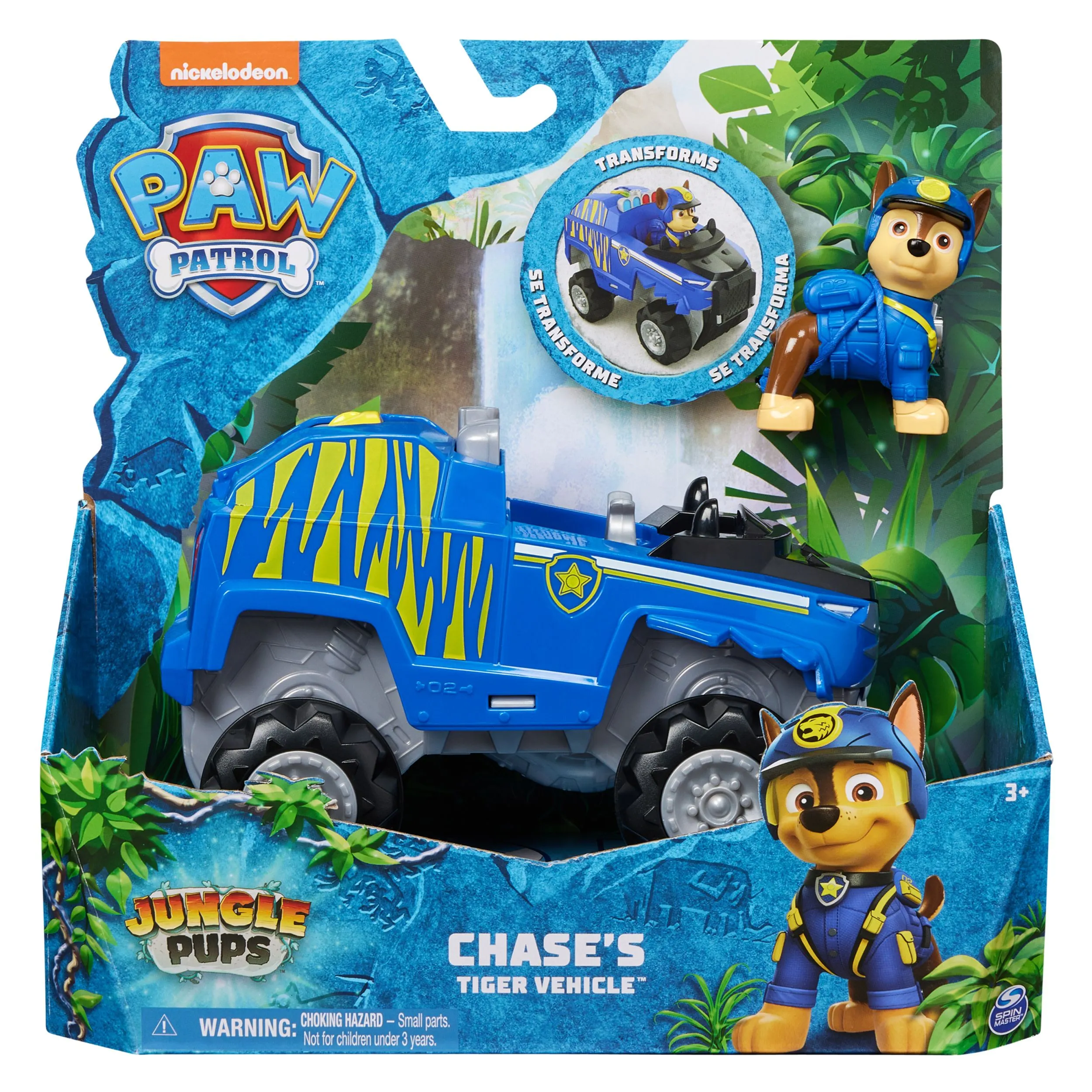 PAW Patrol 6067758, Politibil, PAW Patrol, 3 år, Plast, Svart, Blå