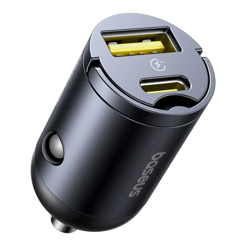 Baseus Mini Billader Tiny Star (U+C) 30W Sort