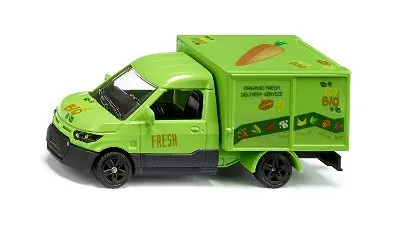 Siku Streetscooter Organic Fresh Delivery Service, Scootermodell, Montert på forhånd, 1:50, Alle kjønn, Plast, 3 år