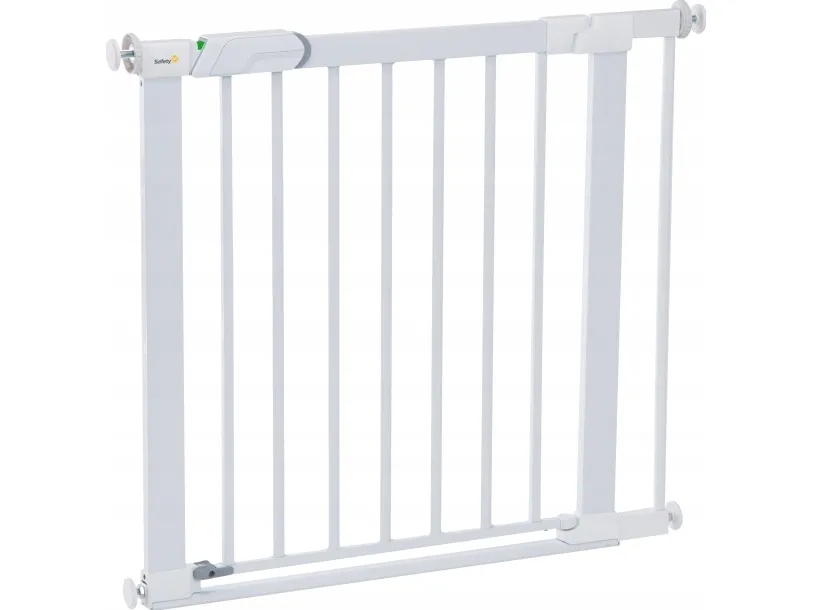 SAFETY 1ST sikkerhetsgrind FLAT STEP, hvit, 73 cm, metall, 2443431000
