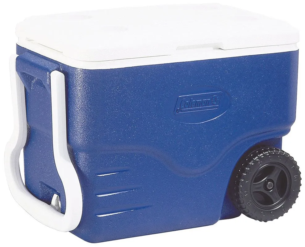 Coleman 2000036087, Blå, Hvit, High-Density Polyethylene (HDPE), Polyuretan (PU), 2 hjul, Sort, 37,5 l