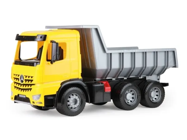 Lena GIGA TRUCKS Dumper Arocs, Ladvogns modell, Dumper, 3 År, Grå, Gul