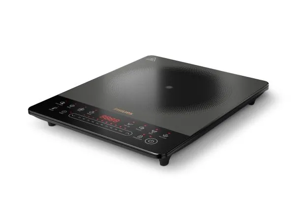 Philips 5000 series HD5850/90, Svart, Grå, Benkeplate, 29.5 cm, Sonebasert induksjon, Glass-keramikk, 1 zone(s)
