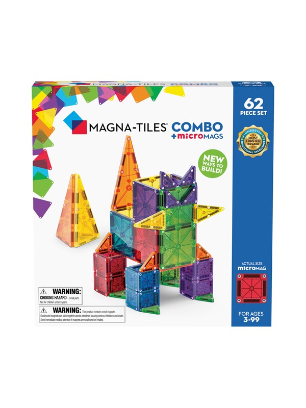 Magna-Tiles MicroMAGS Combo set 62 pcs