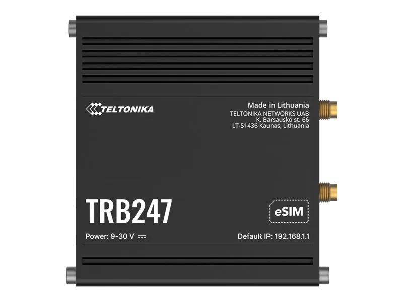 Teltonika TRB247 - Gateway - 100Mb LAN, RS-232, RS-485 - LTE - 3G, 4G