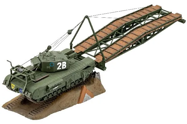 Modelsett Churchill A.V.R.E. 1:76
