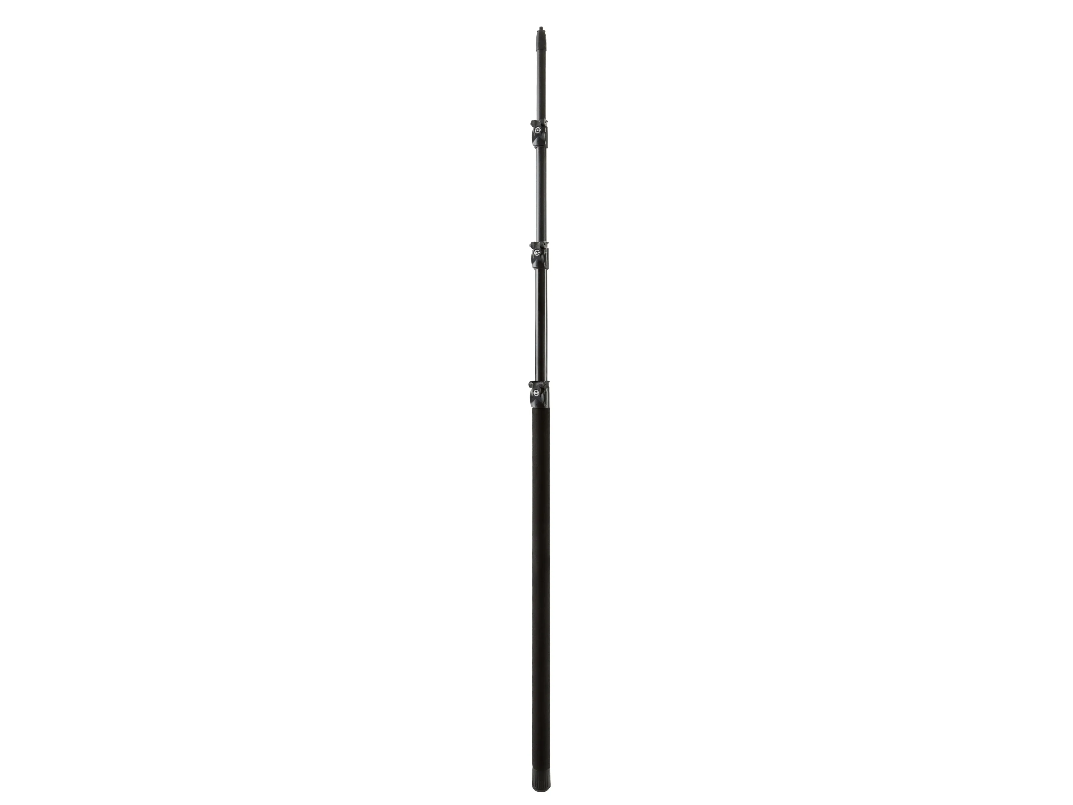 König & Meyer 23765, 3/8, Teleskopisk, 1,04 kg, Aluminium, Sort