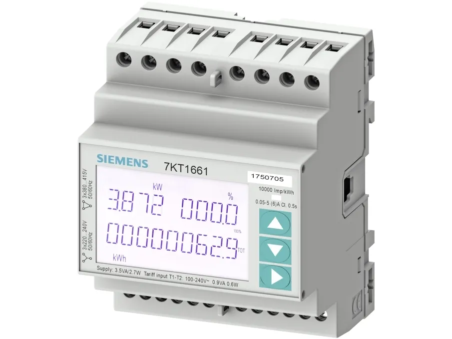 Siemens 7KT1662, Strøm, kWh (kilowattime), IP40, 100 A, 284 g, 284 g