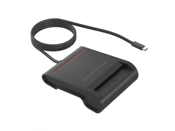 Conceptronic SCR01BC, USB Type-C, 0,9 m, Sort, 58 g