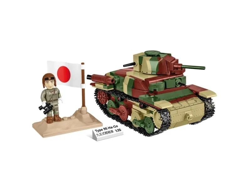 COBI Type 95 Ha-Go, Byggesett, 8 år, 380 stykker