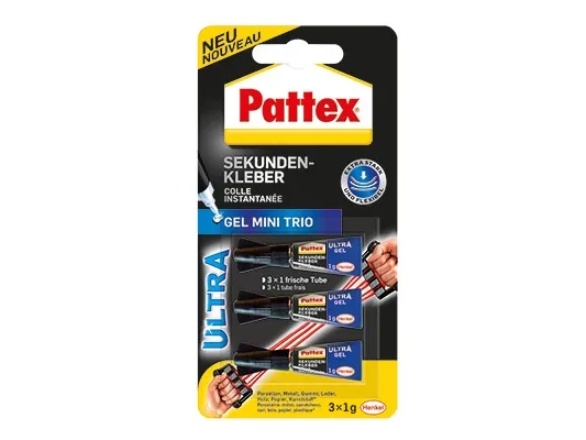 Pattex 9H PSMG3, Gel, Blister, 3 stykker
