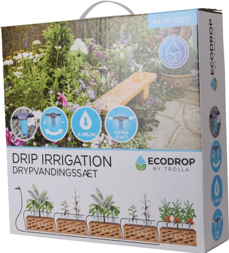 TROLLA Drypsystem 3, Højbed 5, Ecodrop