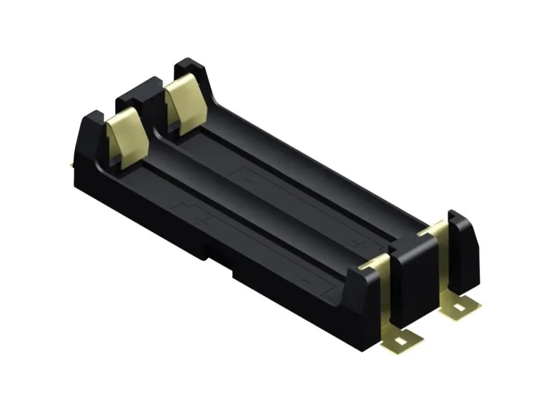 Keystone Electronics 1012 batteriholder 2xR6 (AA) overflatemontering SMD 69x30x15 mm