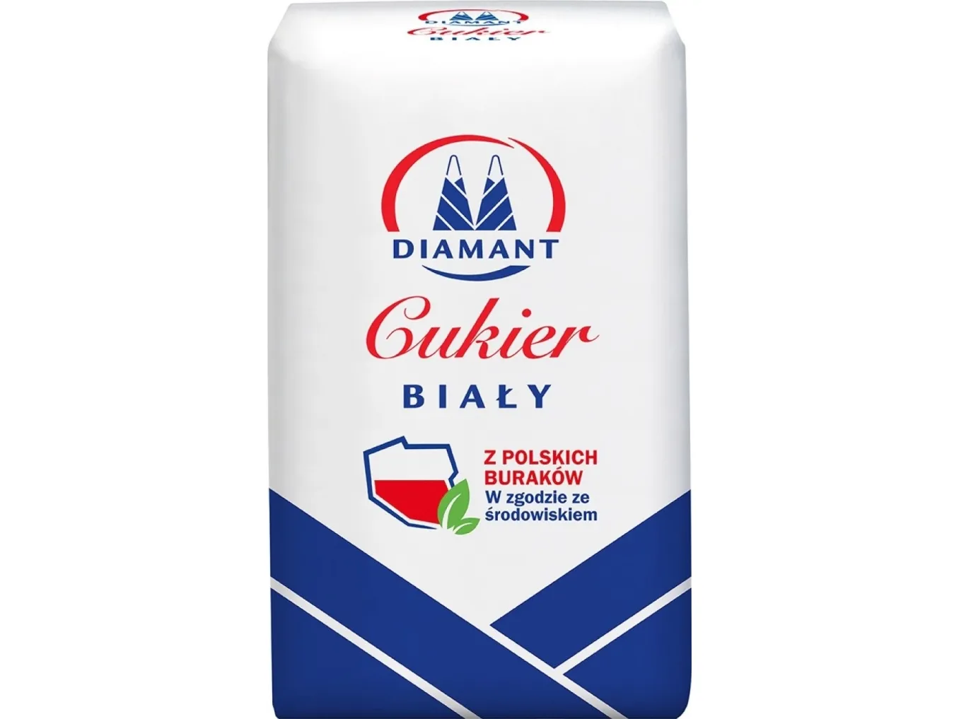Diamant sukker hvitt DIAMANT, 1 kg