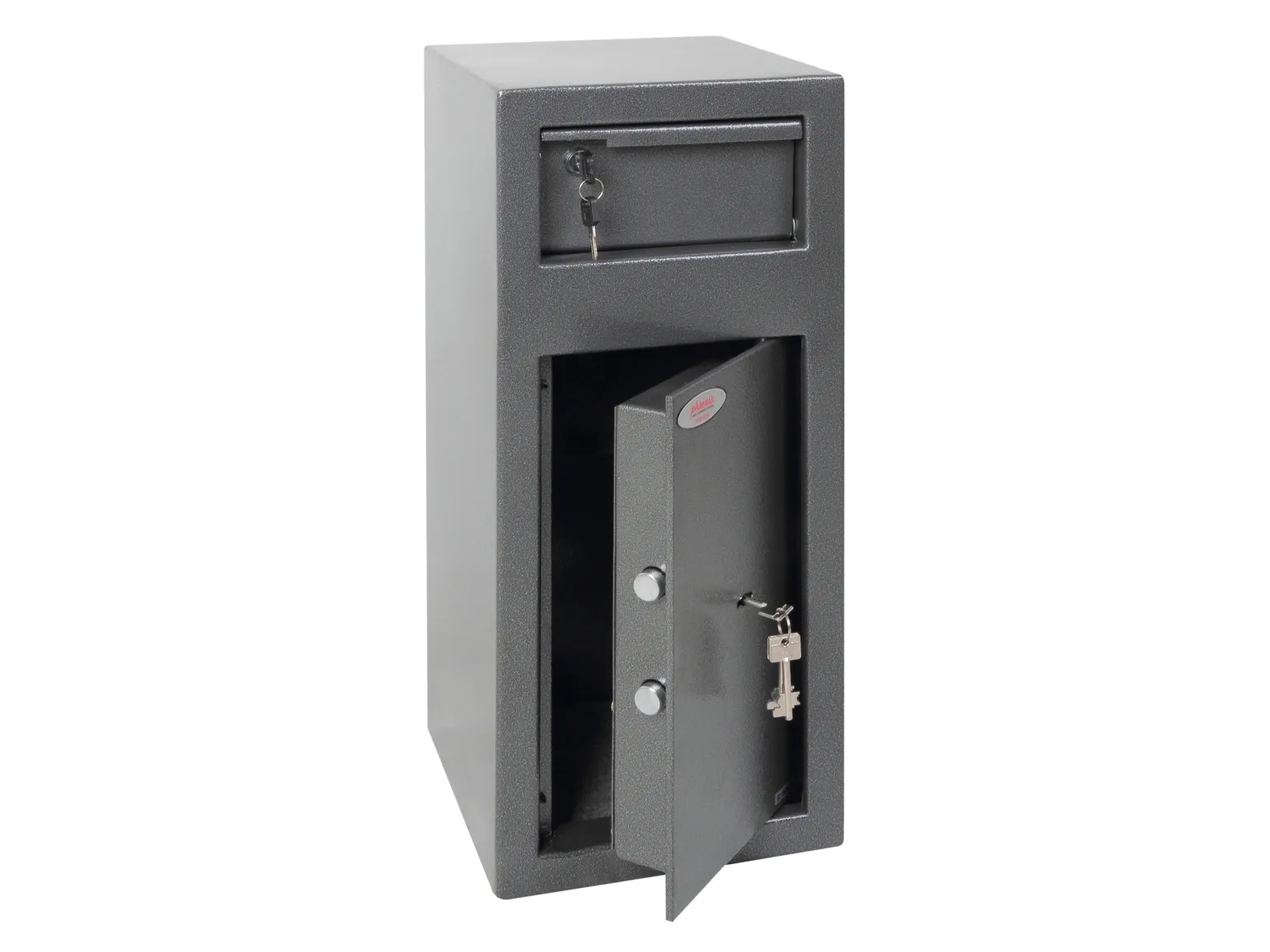 Phoenix Safe Co. SS0992KD, Frittstående safe, Grå, Nøkkel, Stål, Pengeoppbevaring, 250 mm