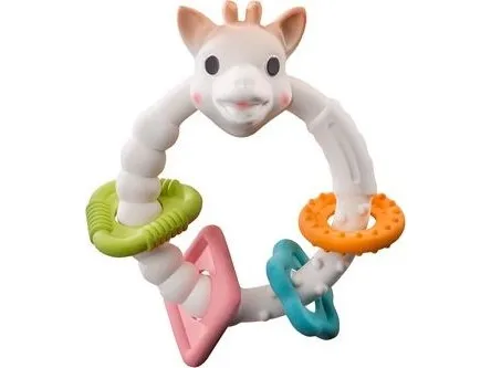Sophie la Girafe Sophie Zyzrafka fargerik tyggeleke i gummi