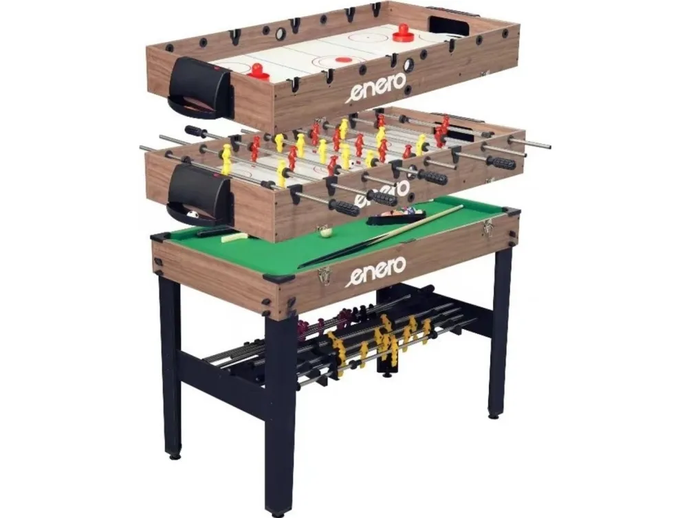 Enero bord til gryte 3W1 wooden – biljard/tilbehør 121x61x81 cm