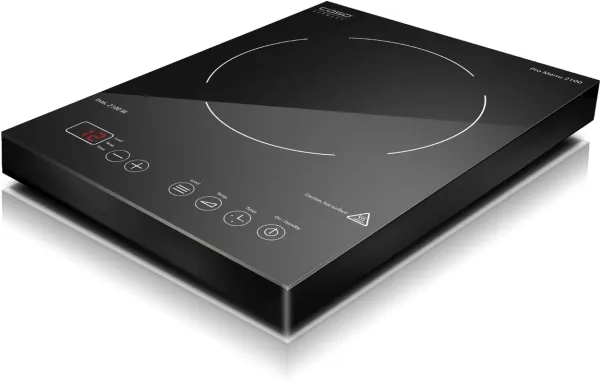 Caso Pro Menu 2100, Sort, Benkeplate, Sonebasert induksjon, Glass-keramikk, 1 zone(s), 1 zone(s)