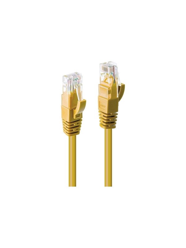 Lindy patch cable - 30 cm - yellow - Gul - 0.3m