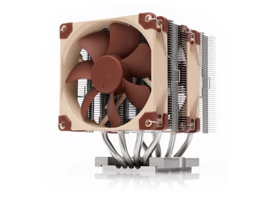 Noctua NH-D9 DX-4677 4U, Luftkjøler, 9,2 cm, 400 RPM, 2500 RPM, Aluminium, Beige, Brun