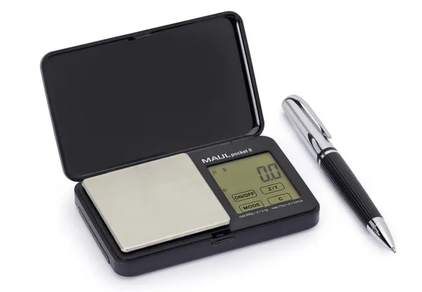 Maul lommevekt MAULpocket II 500 g veieområde 500 g batteridrevet sort 1611590