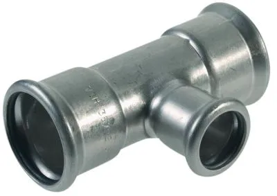 VSH T-stk. 88,9-76,1 -88,9 mm - M-bakke XPress rustfri press