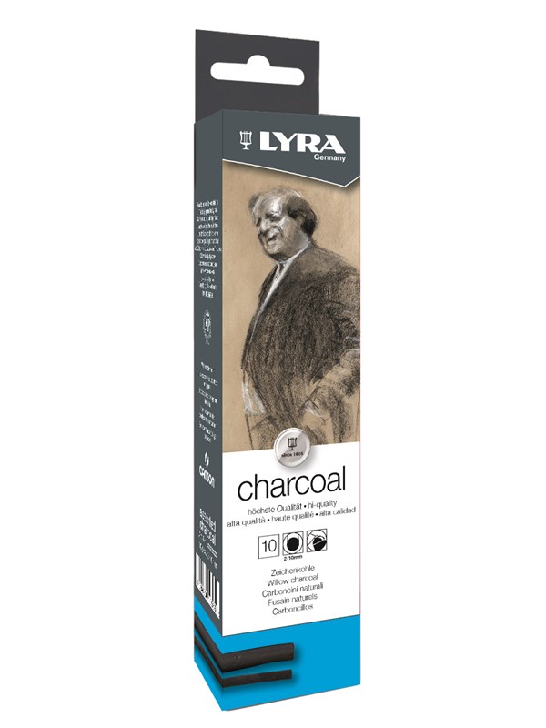 Lyra Charcoal Assorted 2-10mm Box 10 pcs