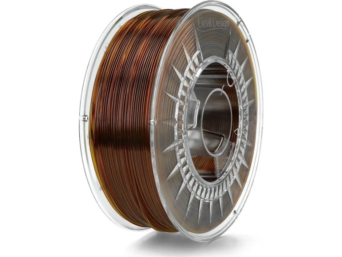 Devil Design Filament Devil Design PETG 1,75mm 1kg - Amber Transparent}