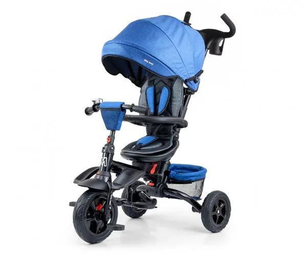 Milly Mally trehjulssykkel Stanley Rubber Granat/svart