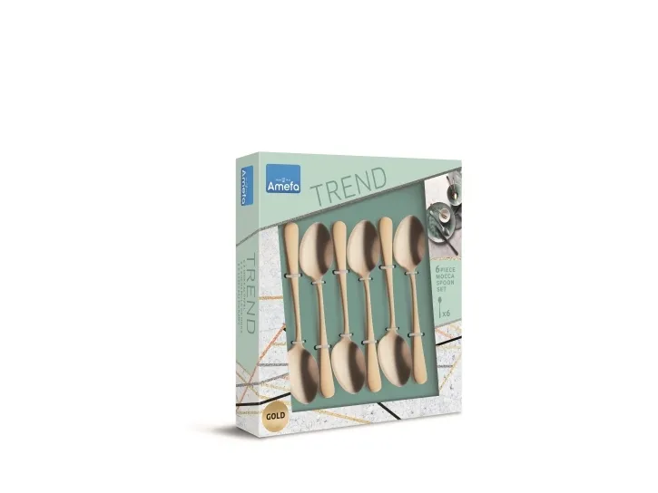 Amefa dessertskeer 1410 Trend 6 stk gull (komplett til 6 personer)