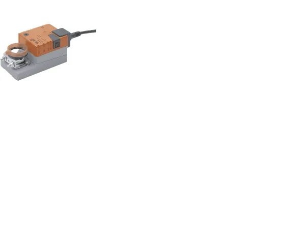 BELIMO Spjældmotor LMC24A-F, AC/DC 24 V, on/off el. 3-punktsstyring, 5 Nm, gangtid 35 sek., forberedt for 8x8 mm bøsning.