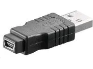 PremiumCord miniUSB - USB USB-adapter Svart (kur10)