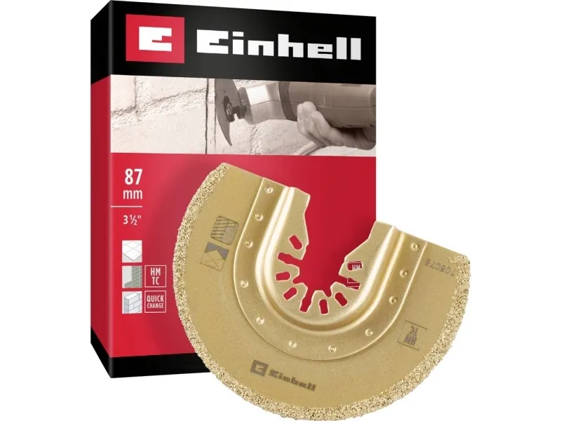 Einhell 708078 Halvrundt sagblad HM, 87 mm, hardmetall, HCS-sagblad 87 mm, 1 stk.