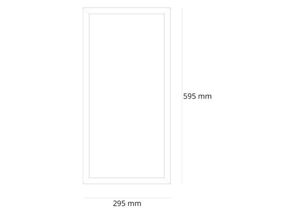 SG ARMATUREN Sense Basic 300x600 Hvid 2220lm 4000K Ra>80 On/Off