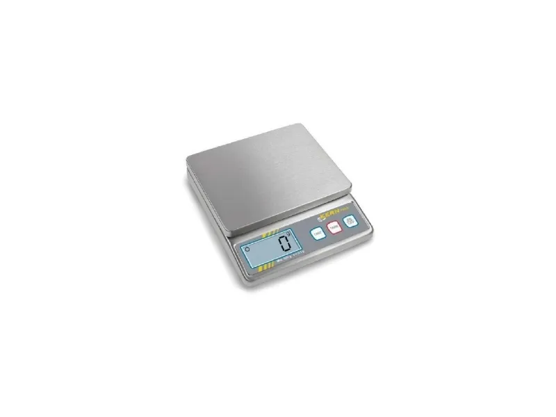 Kern postvekt, måleområde (maks) 5 kg, avlesning 1 g, batteridrevet, sølv (FOB 5K1S)
