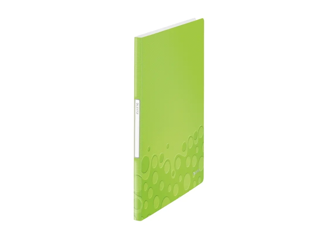 Leitz WOW - Displaybok - 20 rom - for A4 (210 x 297 mm) - kapasitet: 40 ark - grønn metallic