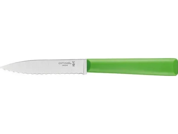 Opinel Les Essentiels kniv tagget grønn