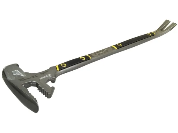 Stanley Stanley FatMax Fubar III (5-i-1 rivningsverktøy, slegge, spikerspor, kjever for tre, meisel) 1-55-120, 76 cm, Rustfritt stål, Sort, Metallic