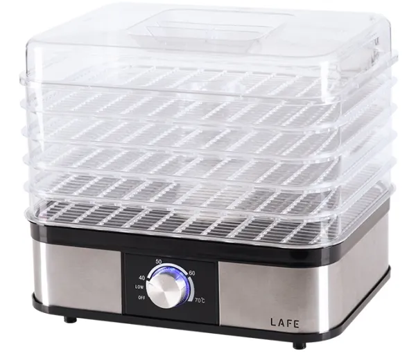 Lafe NutriDry, rustfritt stål, svart, plast, rustfritt stål, 250 W, 220–240 V, 50/60 Hz, 1 stk