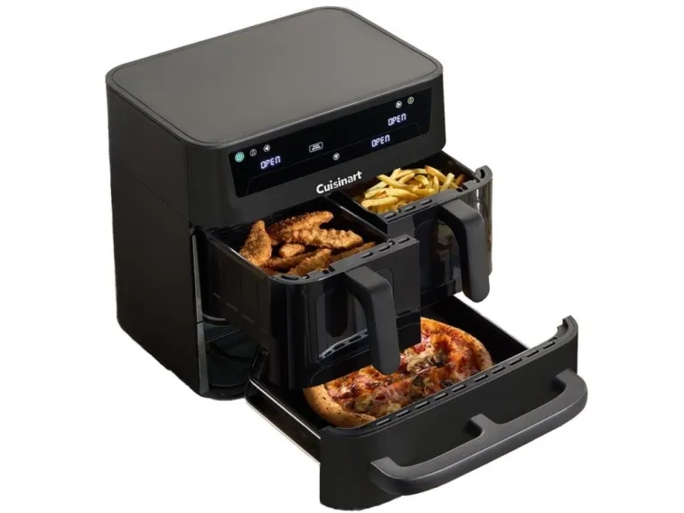 Cuisinart AFT13XBLE, Varmluftsfrityr, 13,6 l, 230 °C, Dobbel, Svart, Berøringskontroll