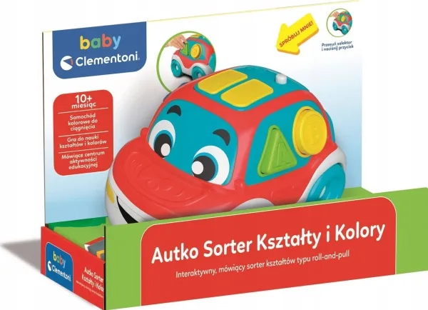 Clementoni Baby Car Sorter former og farger 50808