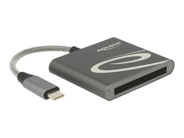 Delock USB Type-C Card Reader for CFast 2.0 memory cards - Kortadapter (CFast Card type I, CFast Card type II) - USB-C